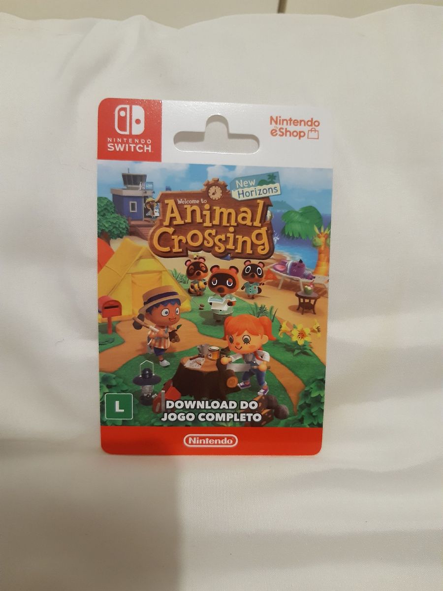 Cartão Nintendo Animal Crossing Jogo de Computador Nintendo