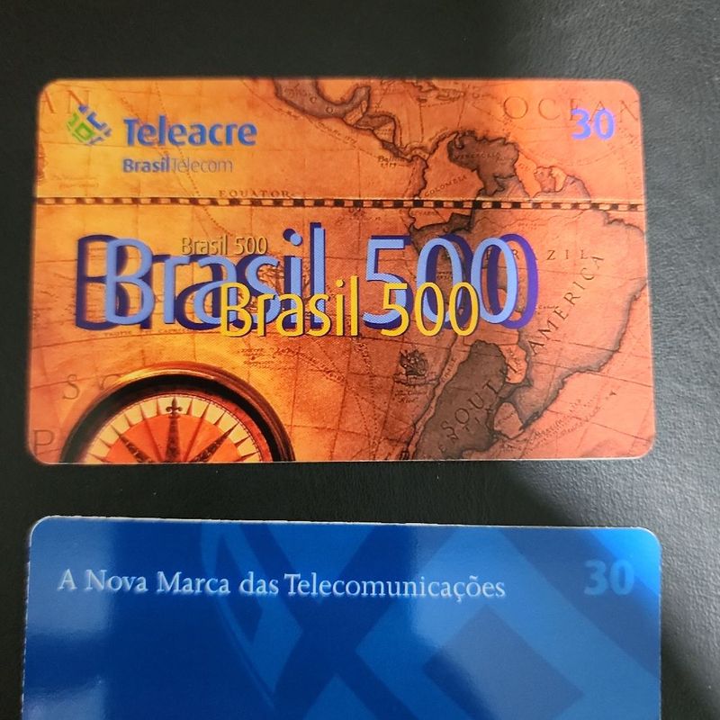 Cartao Telefonico Teleacre Brasil Telecom 12 - Ddd 14 Oscar 3 Cartões, Cacareco Teleacre Usado 95188158