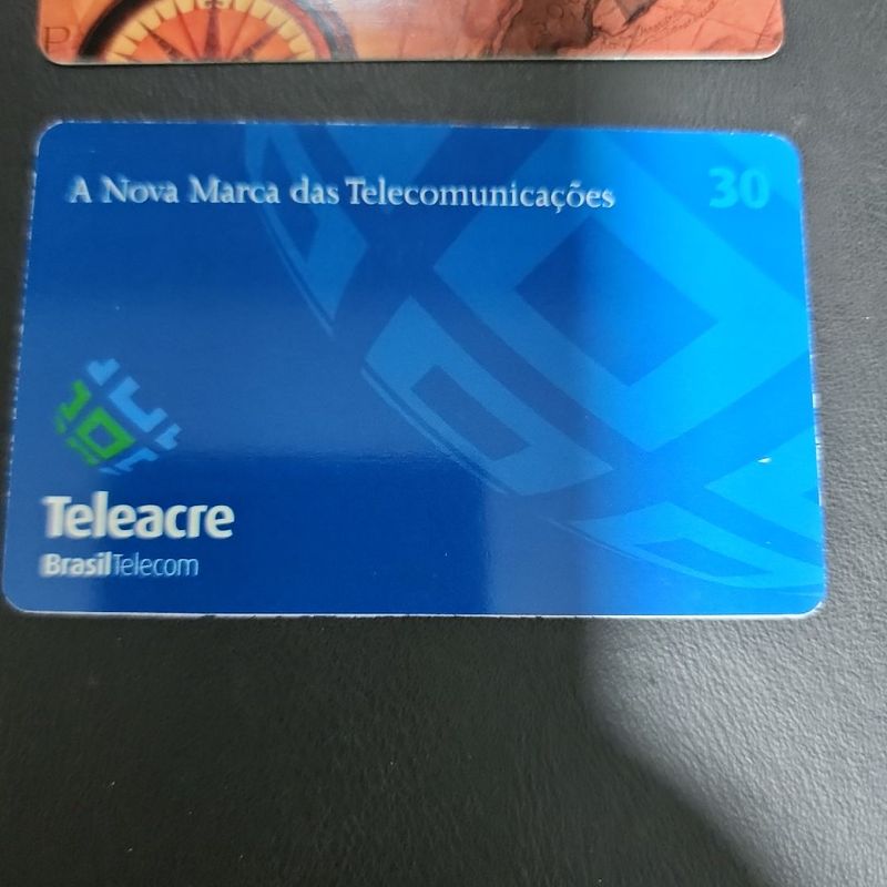 Cartao Telefonico Teleacre Brasil Telecom 12 - 500 Anos e Br