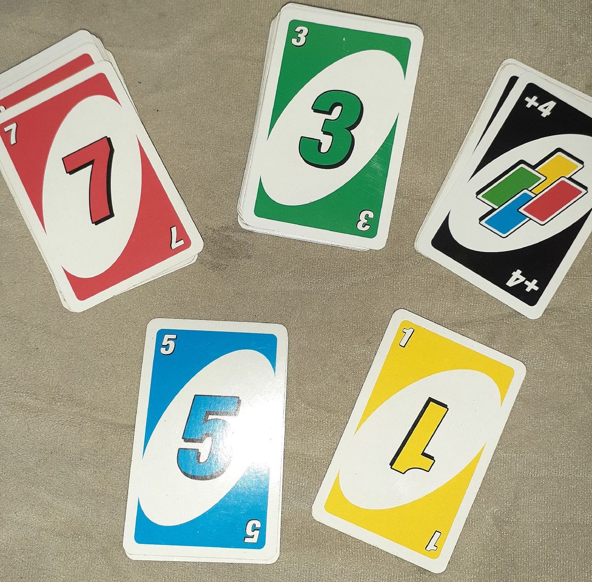 Cartas do Jogo Uno Avulsas Brinquedo