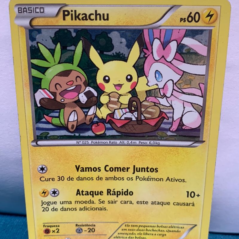 Vendo 60 Cartas de Pokemon Normais e 4 Raras, Produto Masculino Pokemon  Usado 91110177