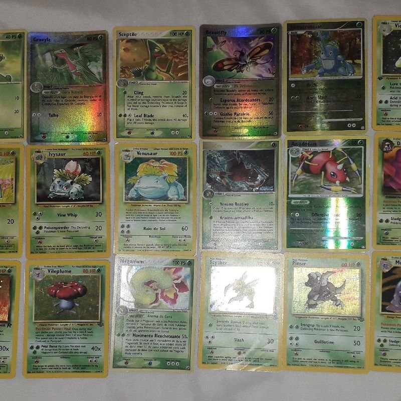 Cartas Pokemon Planta (Escolha Livre) - A