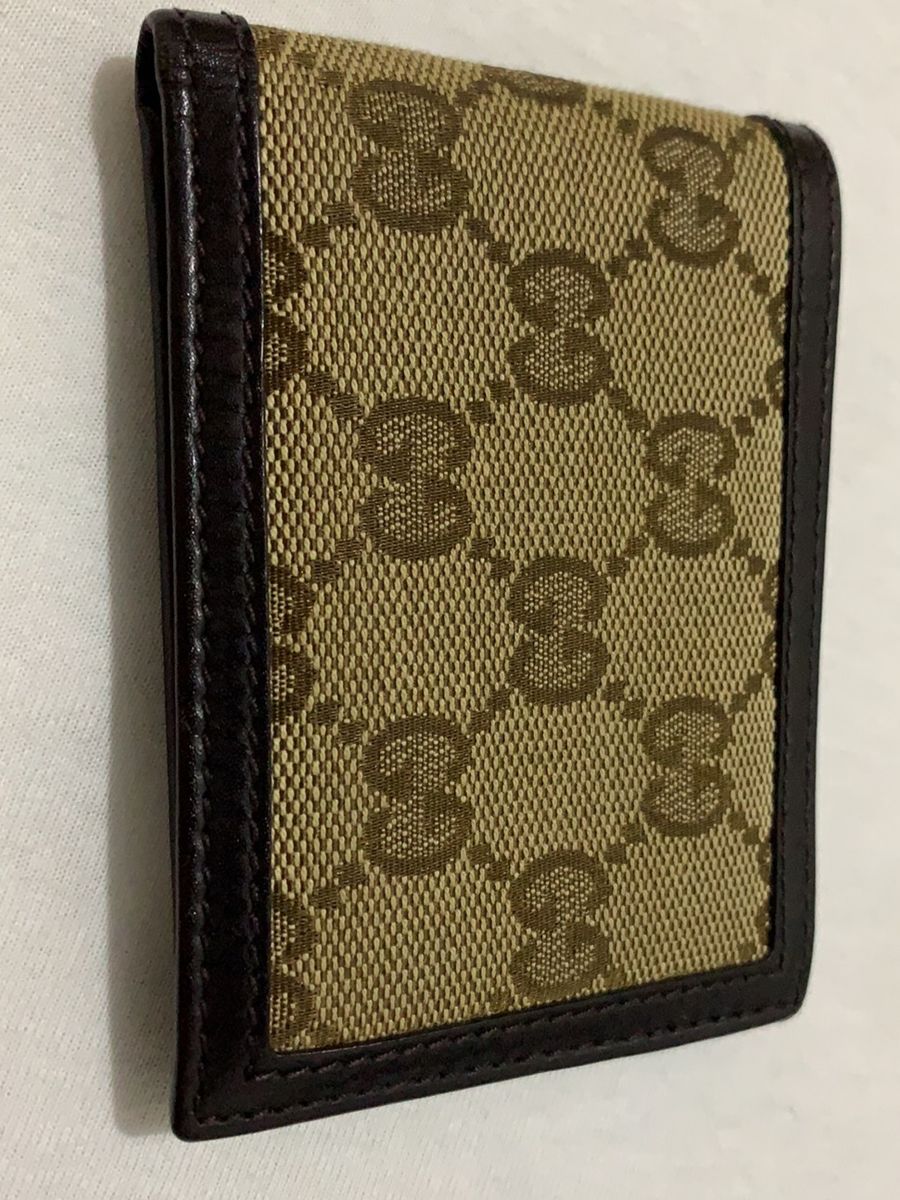 Carteira Estilo Porta Cartão Gucci | Carteira Masculina Gucci Usado ...