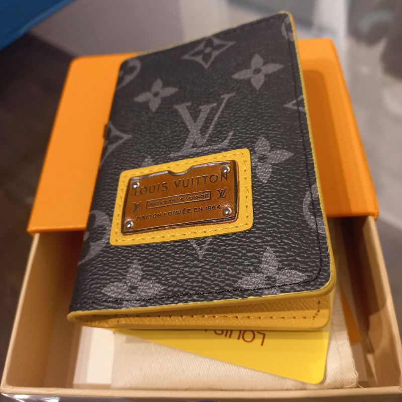 Carteira Masculina Louis Vuitton Couro Legítimo Na Caixa