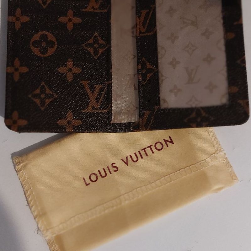 Carteira - Porta Cartões Louis Vuitton Monogram Lv Couro Canvas Premium Top  Aaa+ | Carteira Feminina Louis Vuitton Nunca Usado 36051881 | enjoei