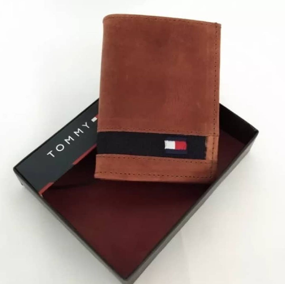 carteira masculina tommy hilfiger em couro