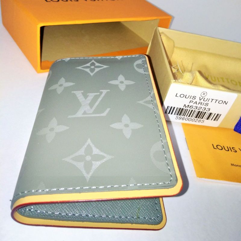 Replica Louis Vuitton Pocket Organizer Monogram Titanium M63233