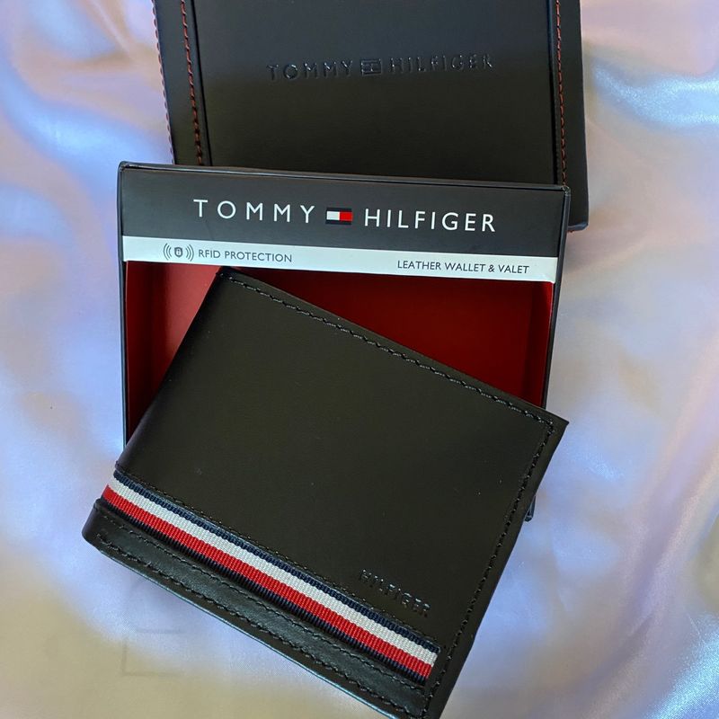 Carteira Masculina Tommy Hilfiger em Couro