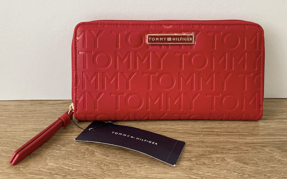 Carteira de couro Feminina Tommy Hilfiger