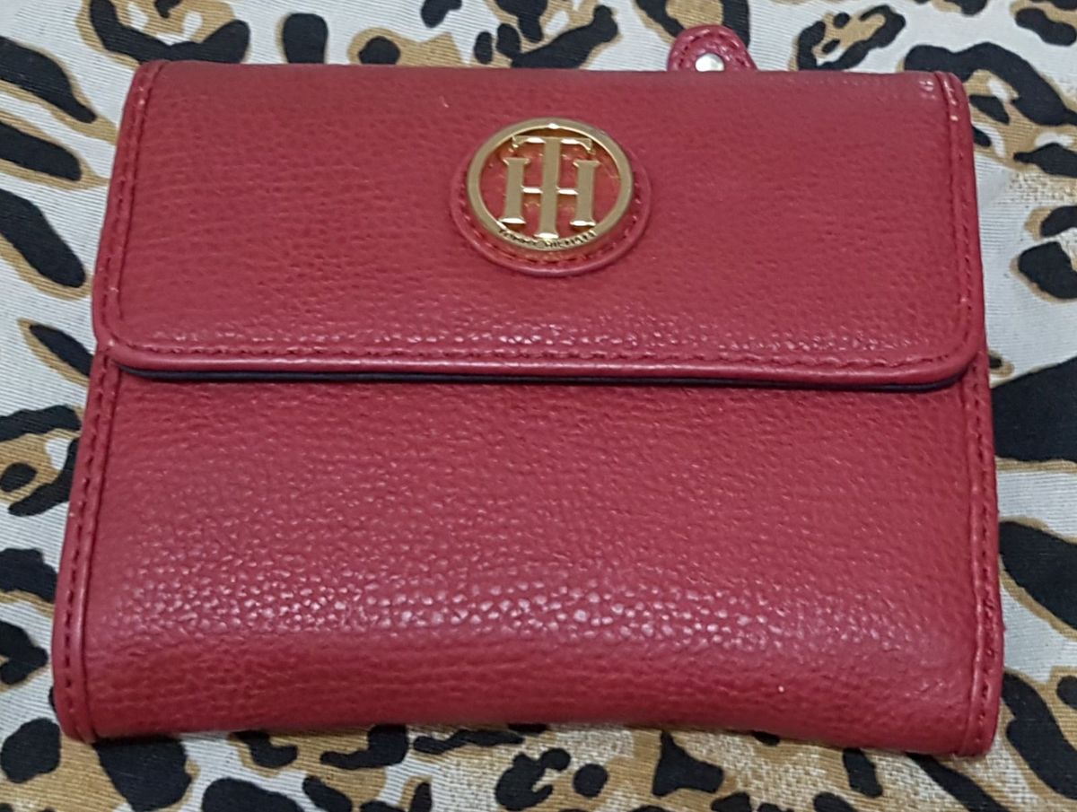 carteira tommy hilfiger vermelha