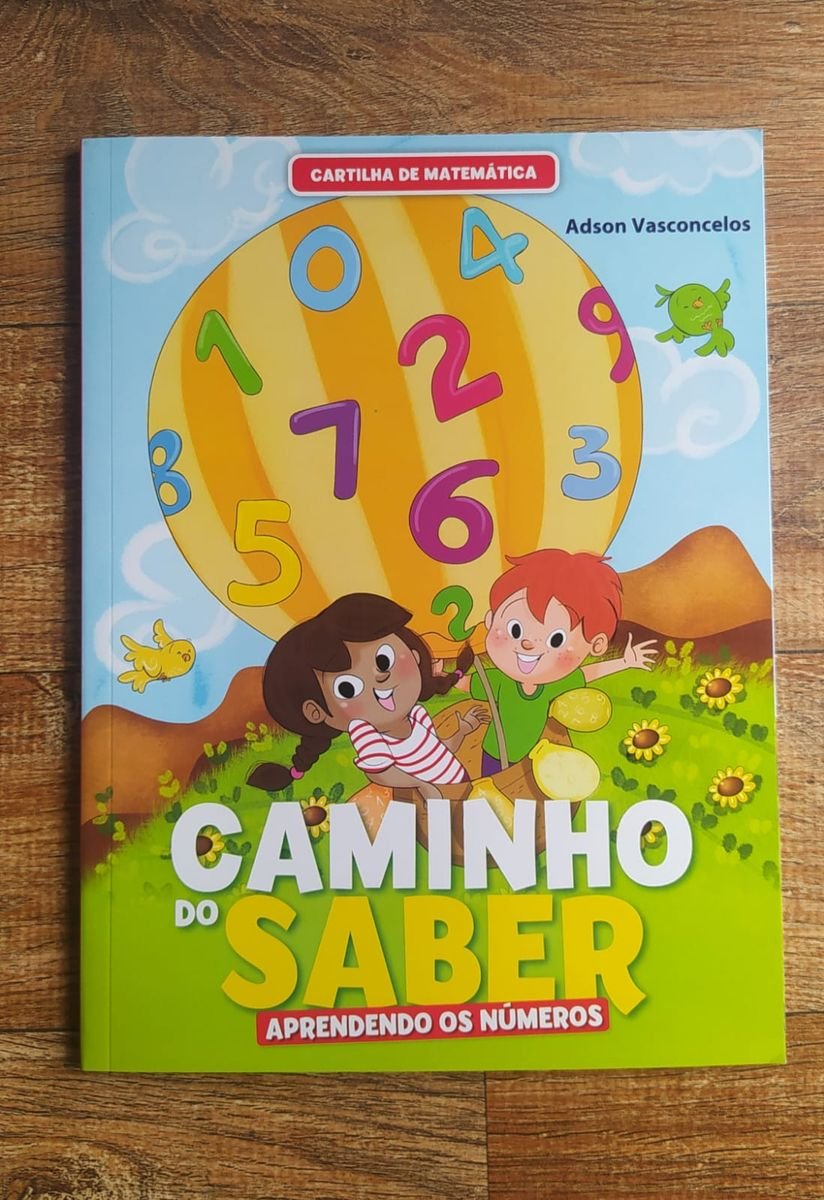 Cartilha De Matemática Caminho Do Saber Aprendendo Números P Crianças E Adultos Livro Editora 5374