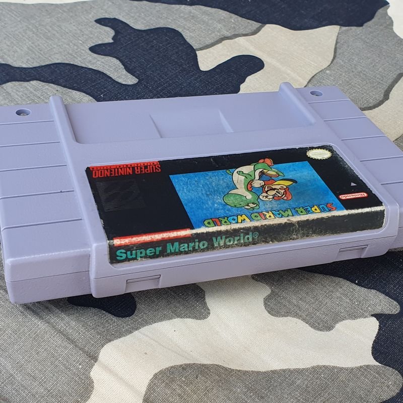 Cartucho Fita Jogo Super Mario World Super Nintendo Snes em