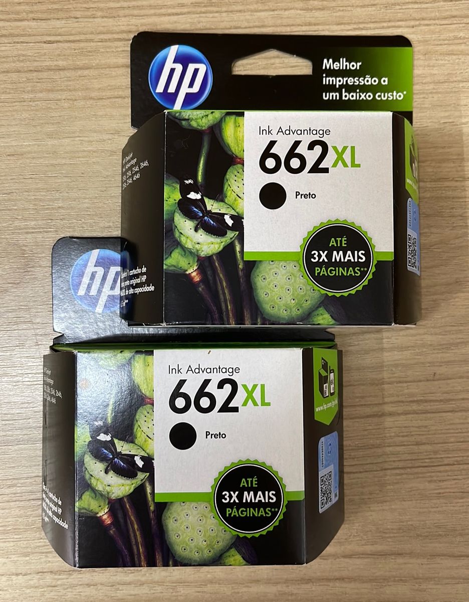 Cartucho Impressora Hp 662 Extra Grande | Item de Papelaria Hp Nunca ...