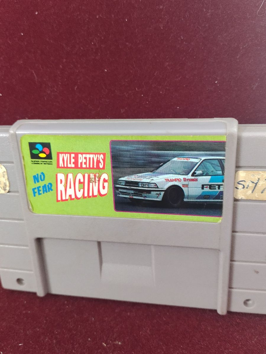 Cartucho Kyle Petty S Racing Paralelo Super Nintendo Produto Vintage E Retro Nintendo