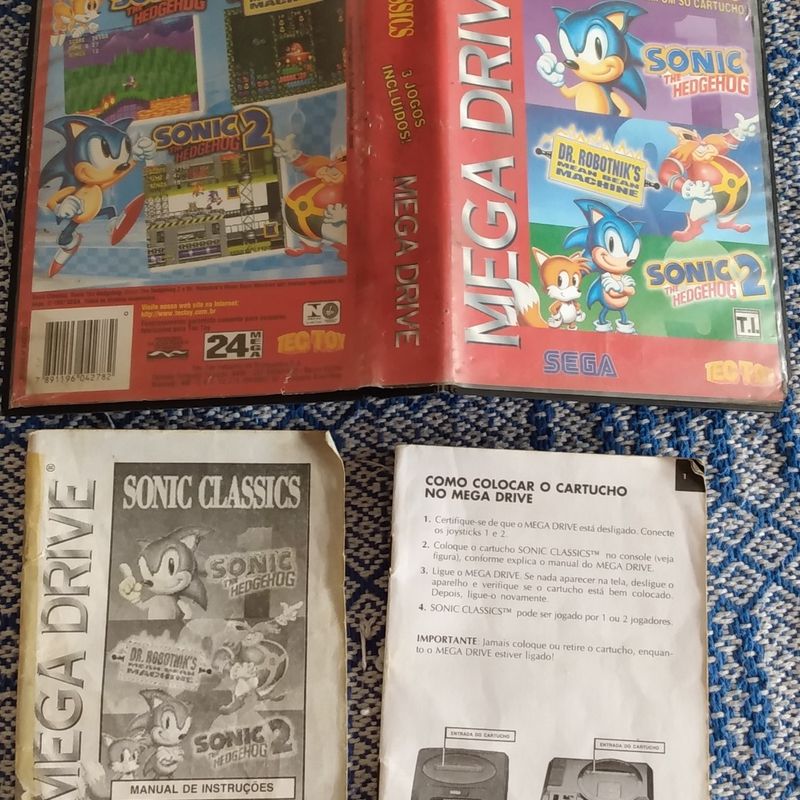 Jogo Sonic 2 Master System | Jogo de Videogame Sega Usado 42286884 | enjoei