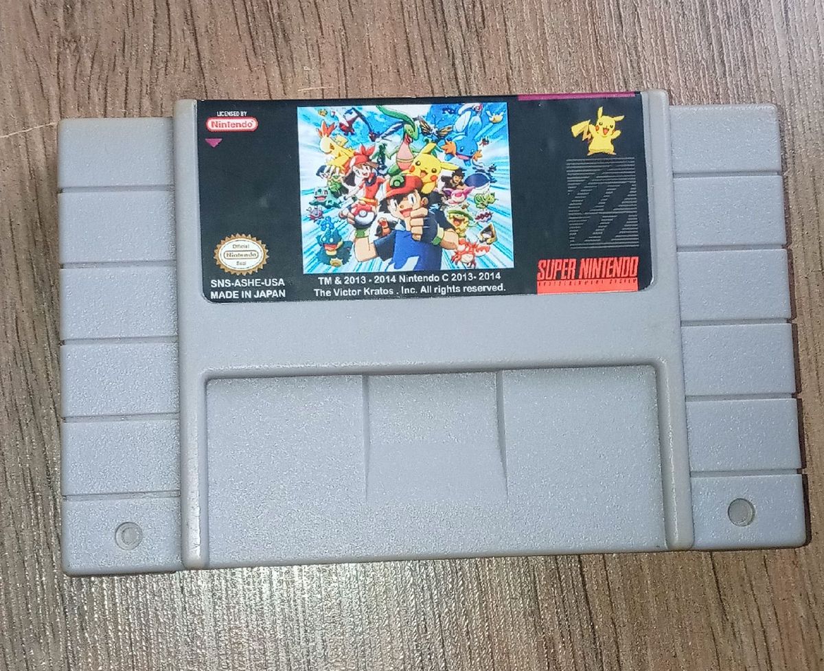 Cartucho Pokémon Snes Jogo de Videogame Super Nintendo Usado 79662198  enjoei