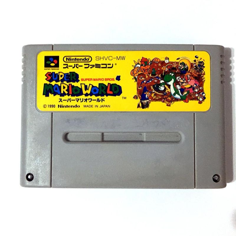 Gameteczone Jogo Nintendo Super Famicom Super Mario World  na caixa -  Gameteczone a melhor loja de Games e Assistência Técnica do Brasil em SP