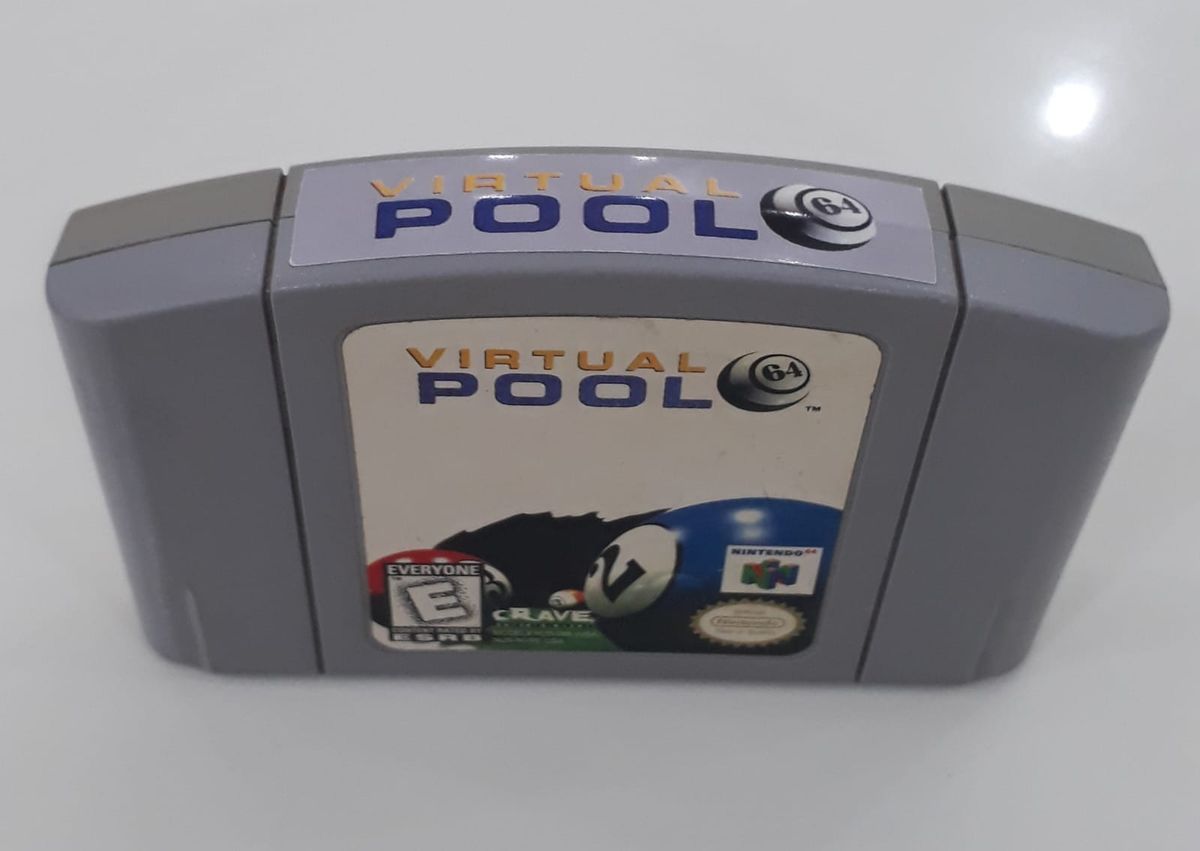 Cartucho Virtual Pool para Nintendo 64 - N64 - com End Label | Jogo de ...
