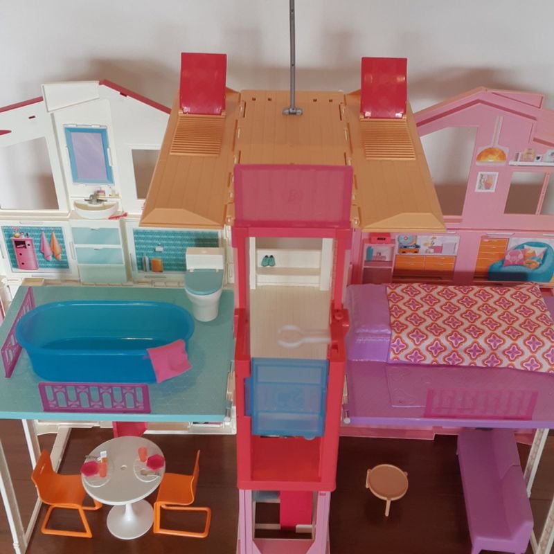 Casa da Barbie Dreamhouse, 3 Andares, Pouquissimo Usada! | Brinquedo para  Bebês Mattel Usado 33453060 | enjoei