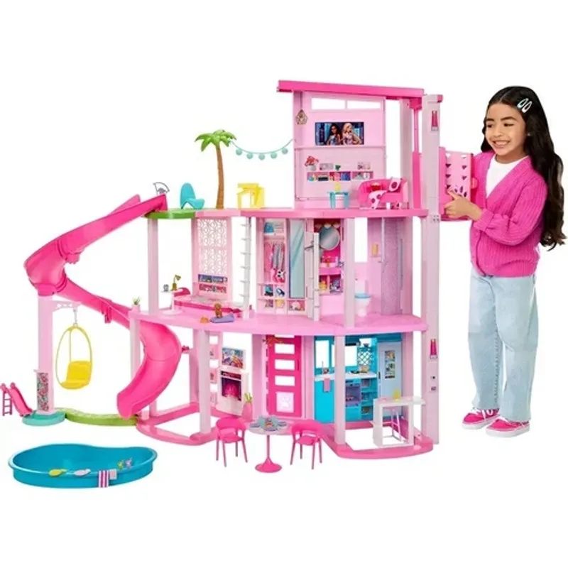 Casa da Barbie de 3 Andares com Garagem e Piscina Novo Mattel | Brinquedo  Mattel Nunca Usado 28713248 | enjoei