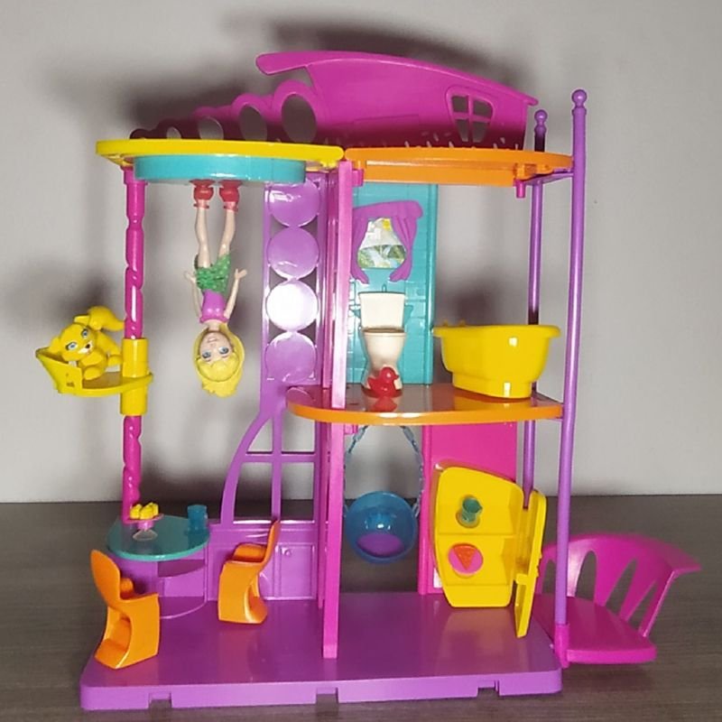 Polly Cola e Descola Sala de Jogos com Acessórios - Mattel