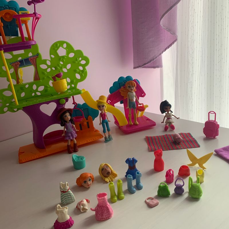 Polly Pocket - Casa na Árvore - Desapegos de Roupas quase novas ou nunca  usadas para bebês, crianças e mamães. 458406