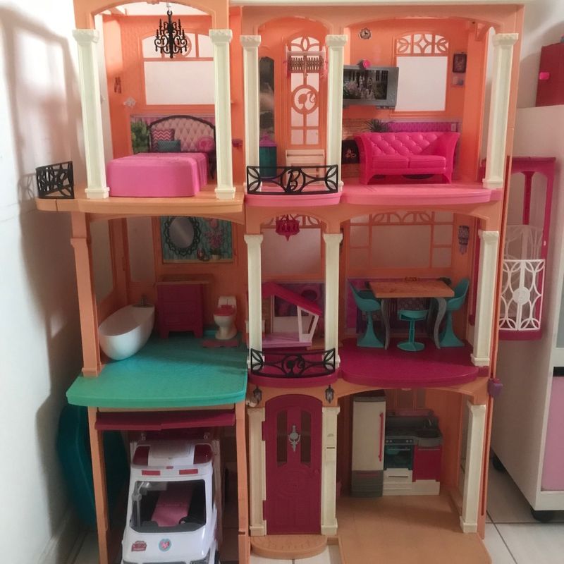 Casinha da Barbie Madeira | Brinquedo Barbie Usado 51134870 | enjoei