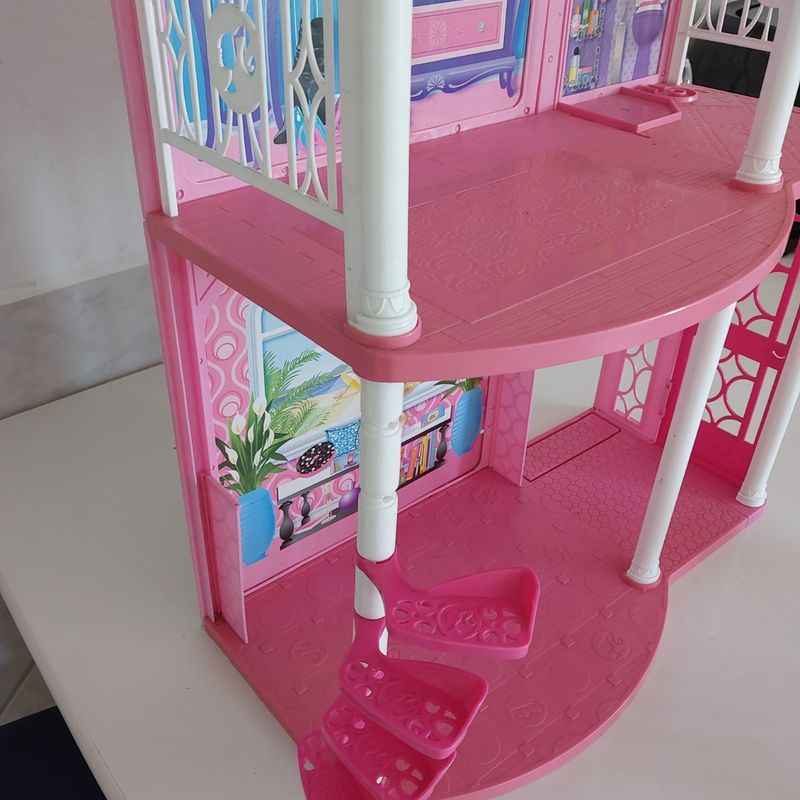 Casa da Barbie Dreamhouse, 3 Andares, Pouquissimo Usada! | Brinquedo para  Bebês Mattel Usado 33453060 | enjoei