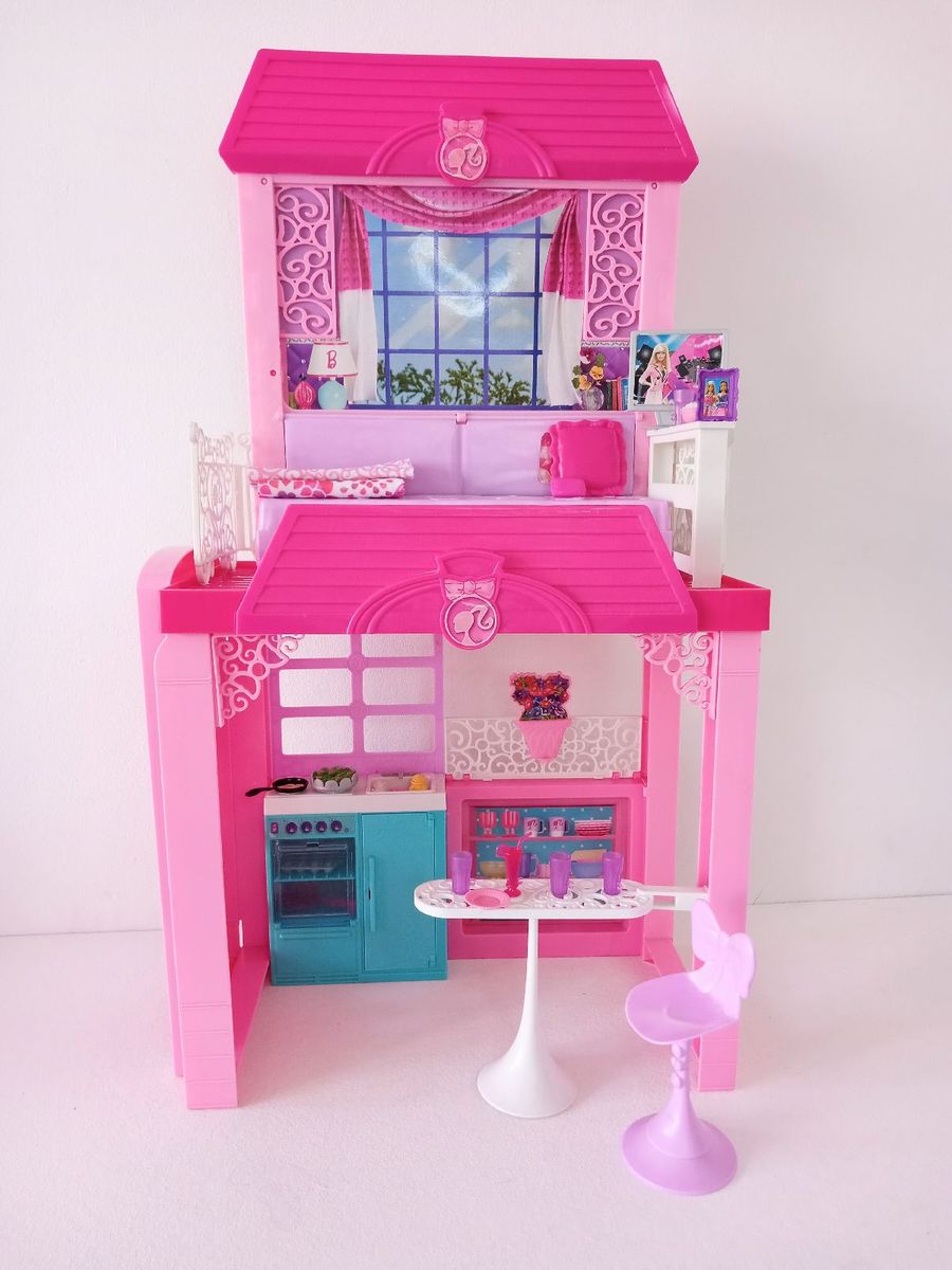 Casa da Barbie Dois Andares Original | Brinquedo Mattel Usado 85402411 ...