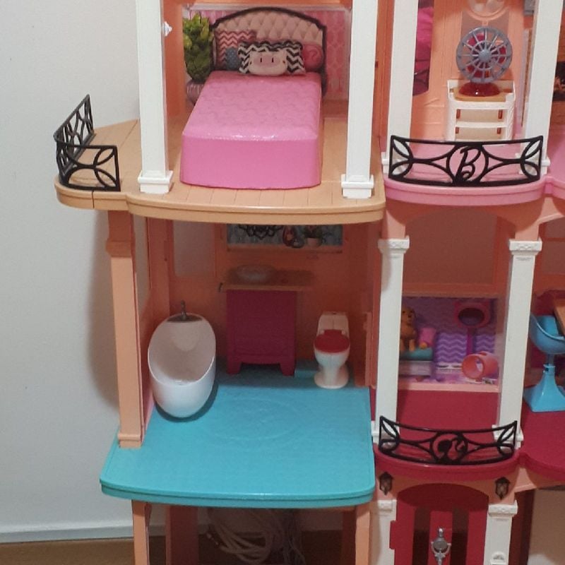 Barbie Casa Dos Sonhos Dream House Usada | Brinquedo Barbie Usado 87376449  | enjoei