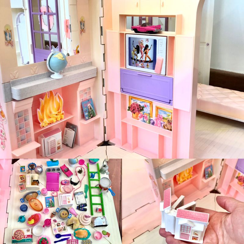 Casa da Barbie Folding Pretty House 1996 Dobrável Quarto Cozinha Sala  Colecionador Casinha Boneca | Produto Vintage e Retro Barbie Usado 89758684  