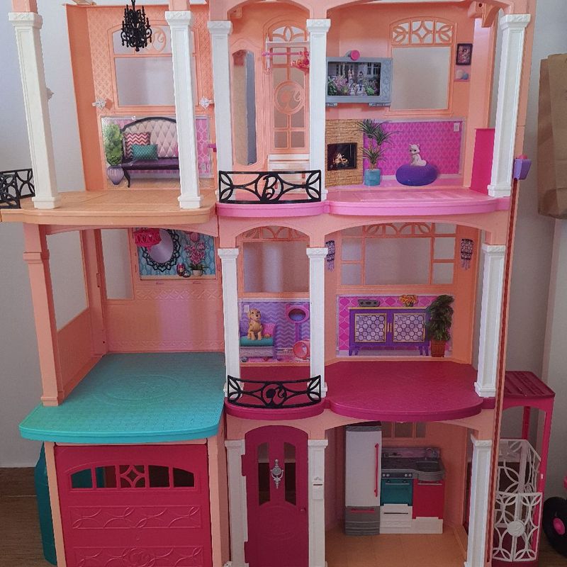 Casa da Barbie Antiga + 12 Ambientes | Brinquedo Estrela E Gloria Usado  22538916 | enjoei