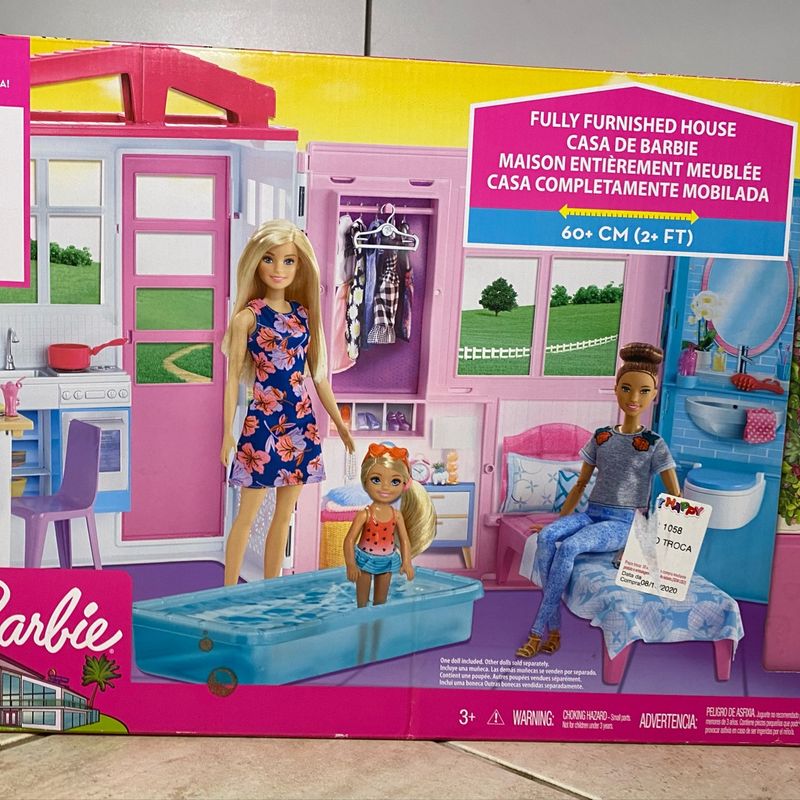 Casa da Barbie Happy Family Antiga | Brinquedo Barbie Usado 44813579 |  enjoei