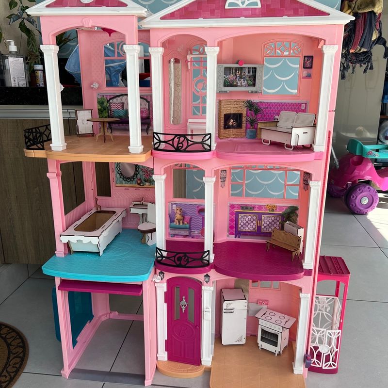 Barbie Casa Dos Sonhos Dream House Usada | Brinquedo Barbie Usado 87376449  | enjoei