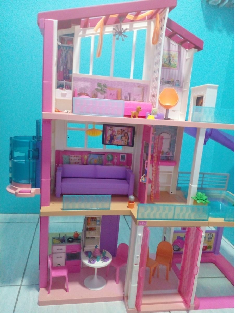 Barbie Casa Dos Sonhos Dream House Usada | Brinquedo Barbie Usado 87376449  | enjoei