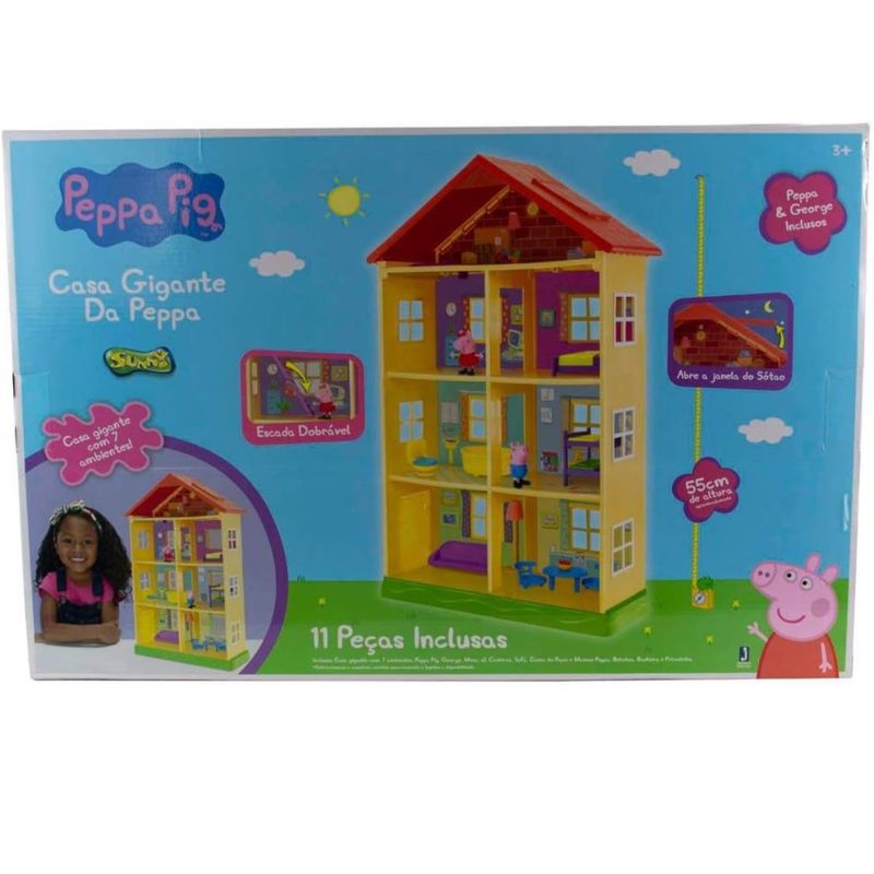 Casa Peppa Pig Deluxe Peppa e Geroge Brinquedo - Novo | Brinquedo Expresso  Kids Nunca Usado 38079939 | enjoei
