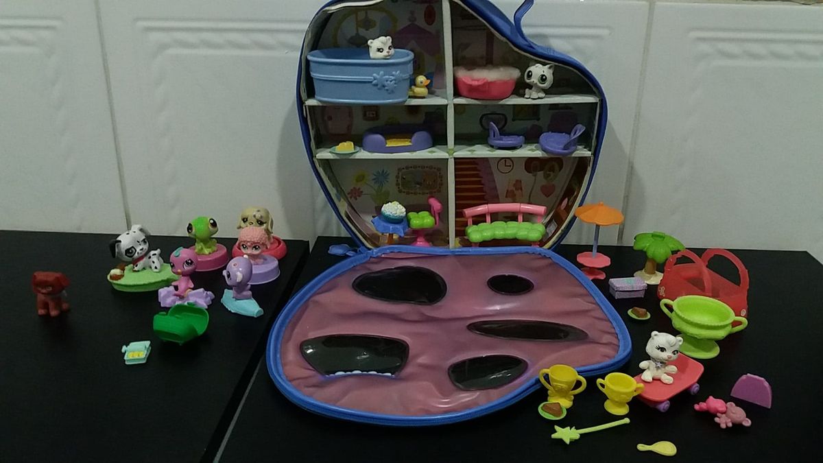 Casa Littlest Pet Shop com 35 Brinquedo de Brinde | Brinquedo para