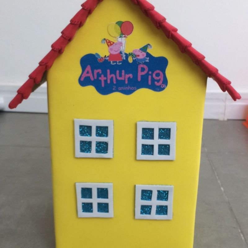 CASINHA DA PEPPA PIG de EVA 