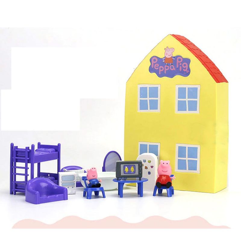 Peppa pig luxo veículo utilitário modelo de brinquedo crianças jogar casa  brinquedos george presente aniversário - AliExpress