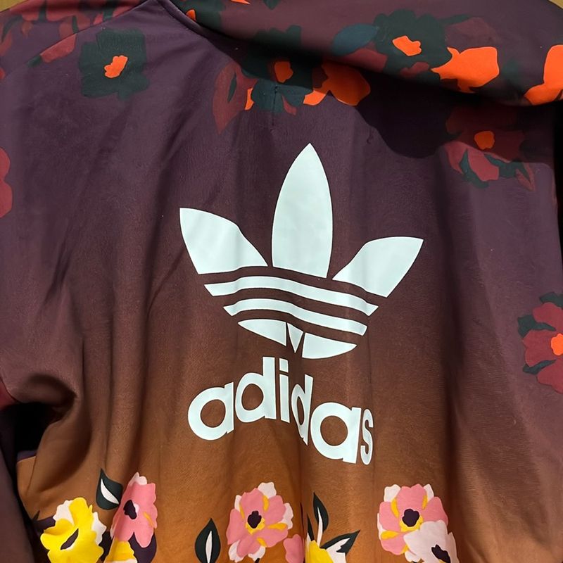 Casaco florido hot sale adidas