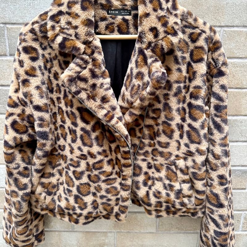 Casaco best sale animal print