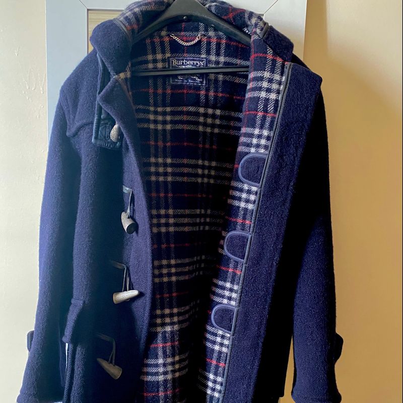 Casaco Burberry - Duffle Coat - 100% Lã - Médio | Burberry Usado