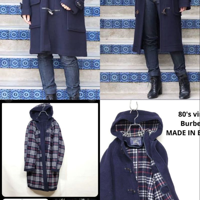 Casaco Burberry - Duffle Coat - 100% Lã - Médio | Burberry Usado