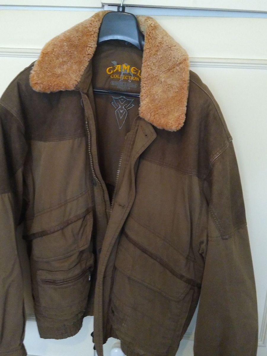 casaco de lona masculino