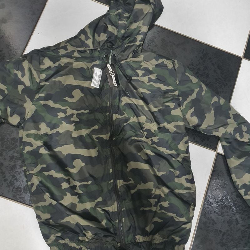 Casaco sales camuflado masculino