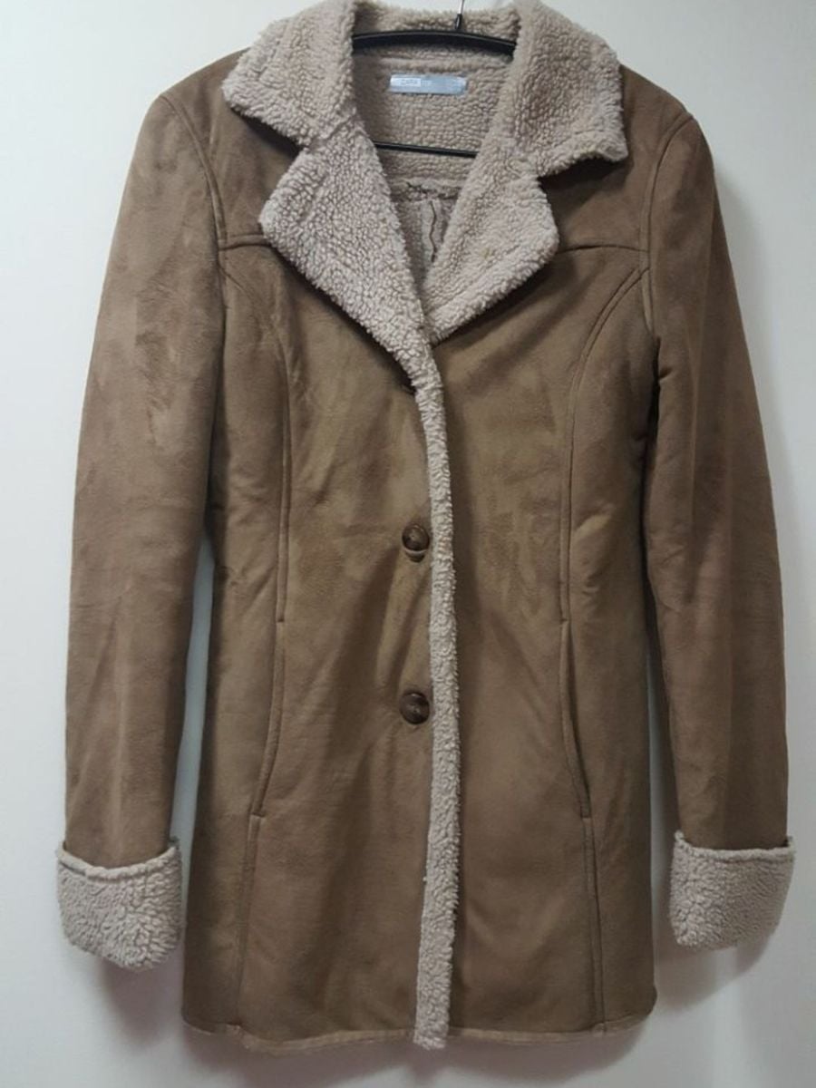 jaqueta camurça com pelo