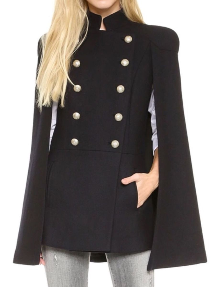 casaco capa feminina