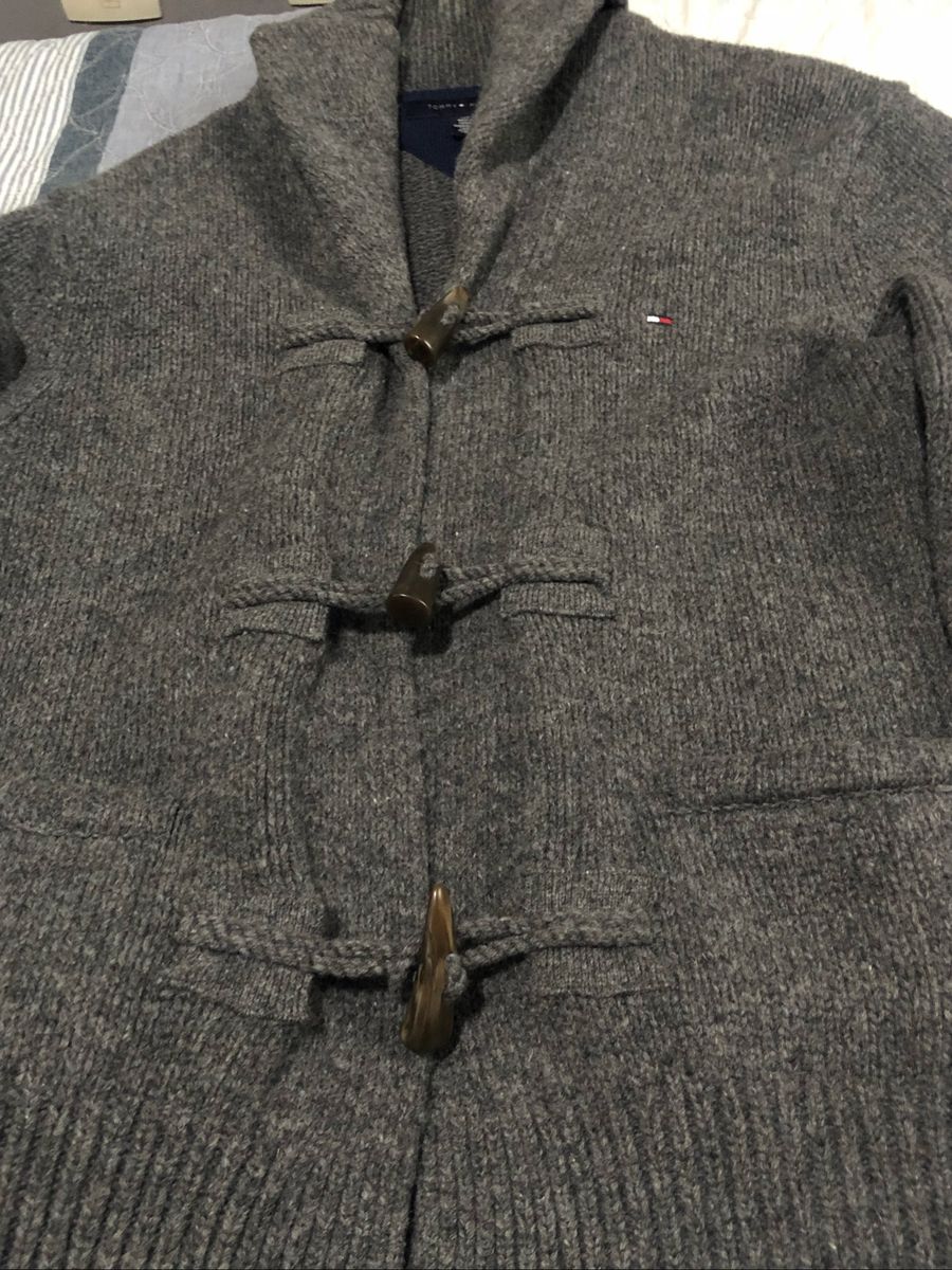 casaco de lã tommy hilfiger