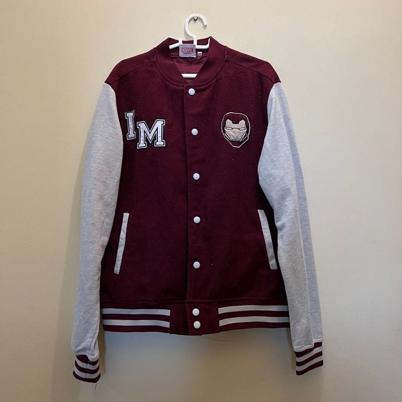 Jacket Jaqueta College Homem De Ferro Jaqueta College Iron Man