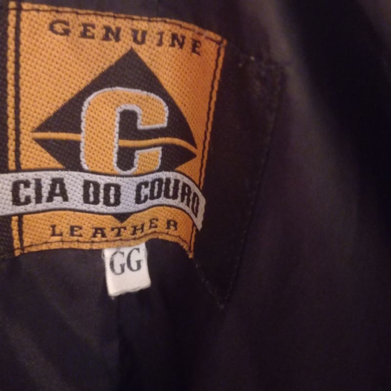 Casaco Couro Legítimo Cia do Couro Cia Do Couro Usado 102352413